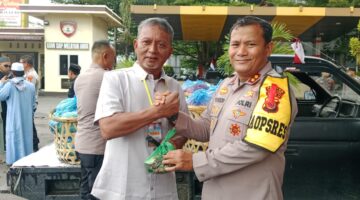 Sinergitas Polri dan Masyarakat, Polres Aceh Tenggara Berbagi Daging Meugang sebagai Bentuk Kepedulian
