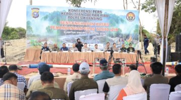 Operasi PETI Polda Riau: 29 Kasus Terbongkar, 1.167 Rakit Tambang Ilegal Dimusnahkan