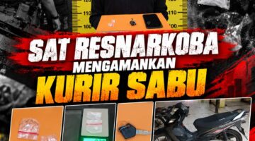 Satresnarkoba Polres Gayo Lues Amankan Pria Diduga Kurir Sabu di Durin