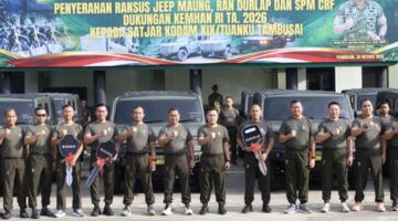 Pangdam XIX/Tuanku Tambusai Serahkan Kendara Operasional Satuan